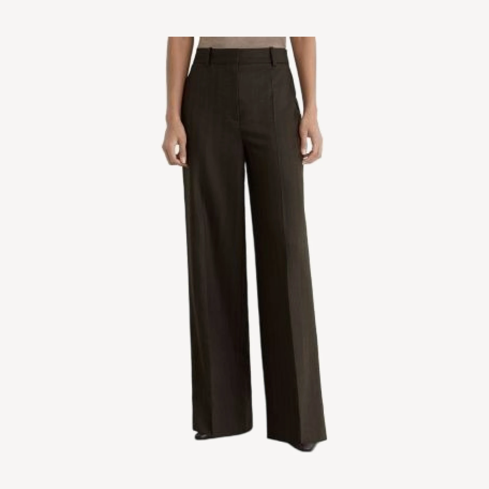 Reiss Petites Dawson Wool Blend Wide Leg Pants