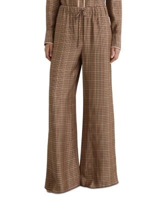 Reiss Petites Minnie Drawstring Wide Leg Pants