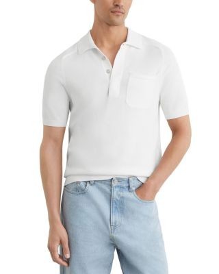 Reiss Selkirk Concealed Placket Polo Shirt