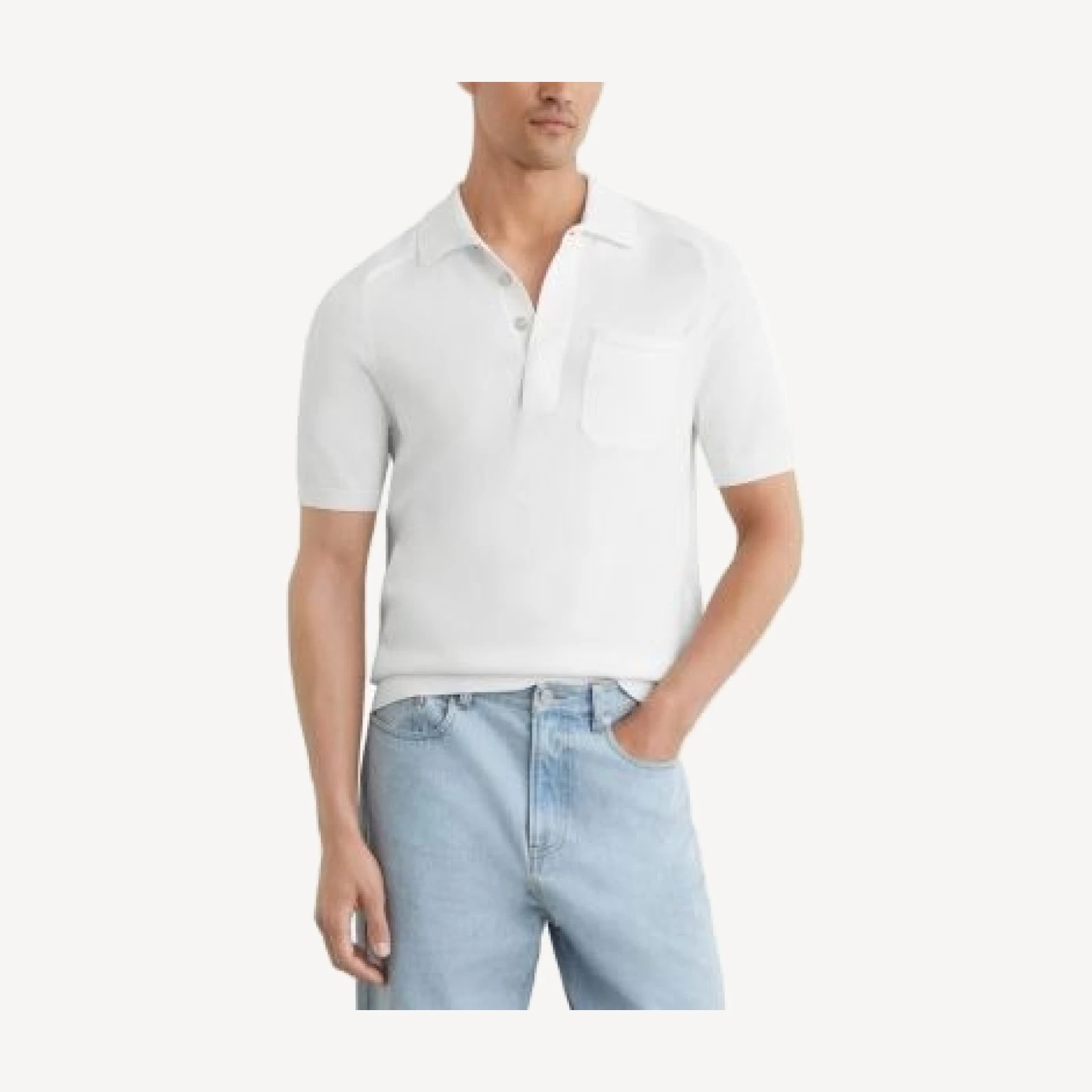 Reiss Selkirk Concealed Placket Polo Shirt