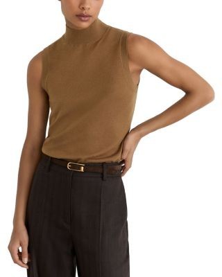 Reiss Evelyn Wool Sleeveless Top