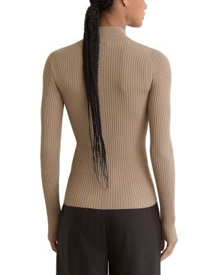 Reiss Nancy Directional Rib Knit Top