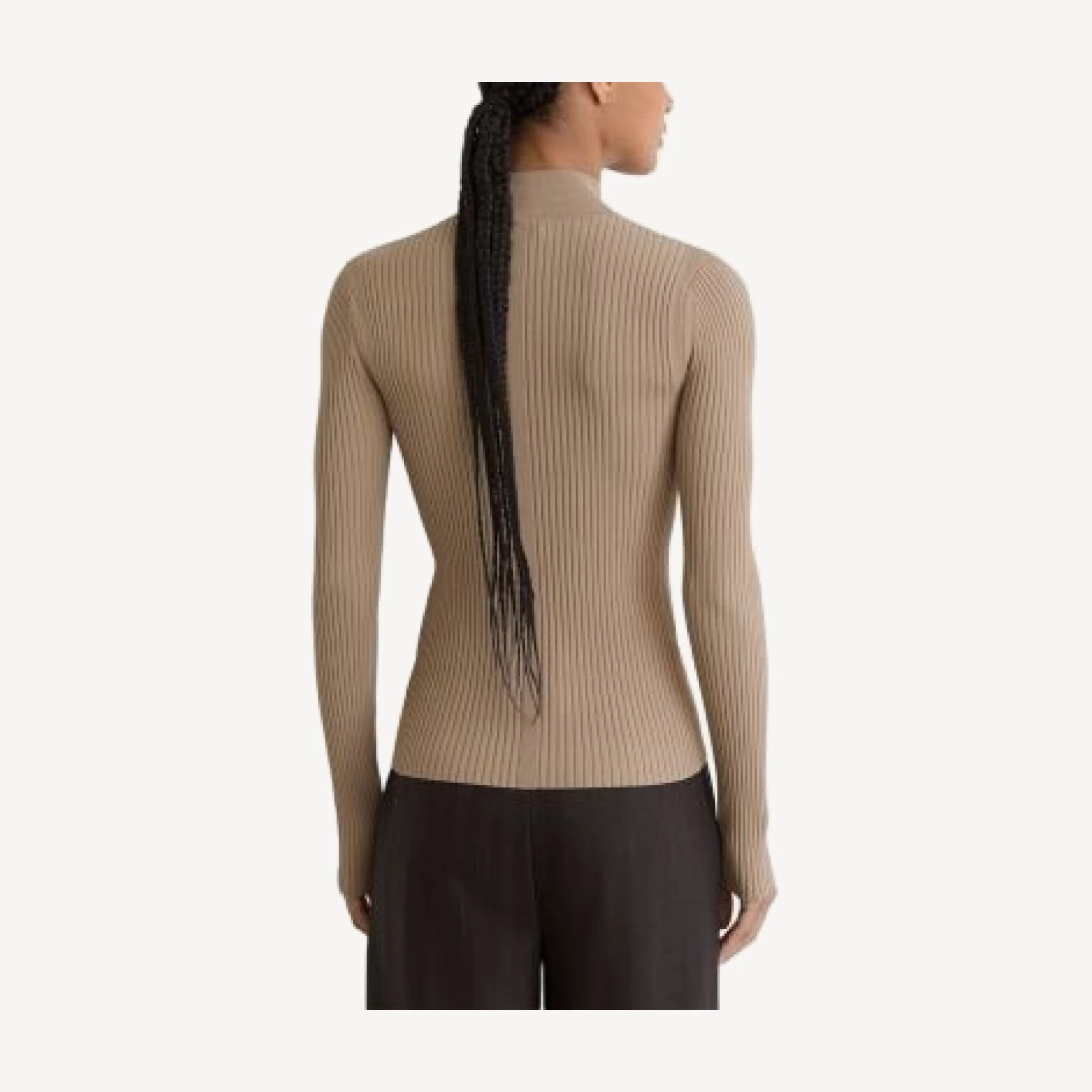 Reiss Nancy Directional Rib Knit Top