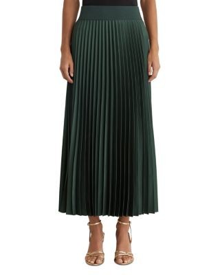 Reiss Seren Pleated Midi Skirt