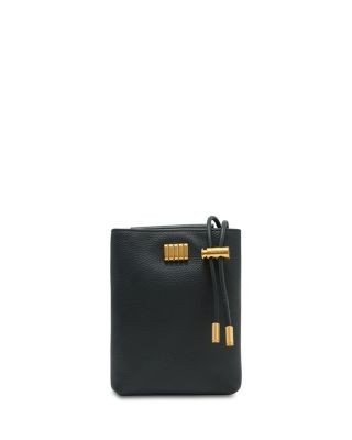 Reiss Solene Grained Leather Phone Crossbody
