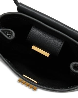 Reiss Solene Grained Leather Phone Crossbody