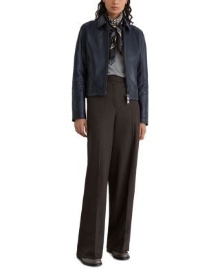 Reiss Sorina Leather Jacket