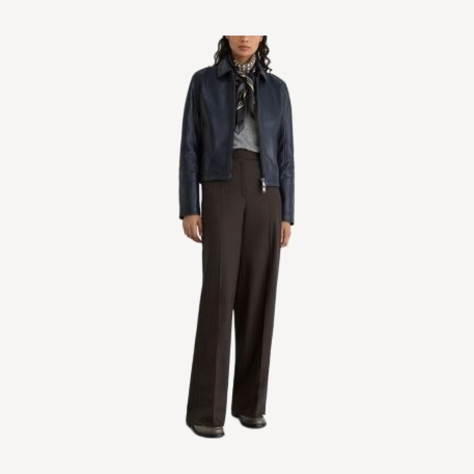 Reiss Sorina Leather Jacket