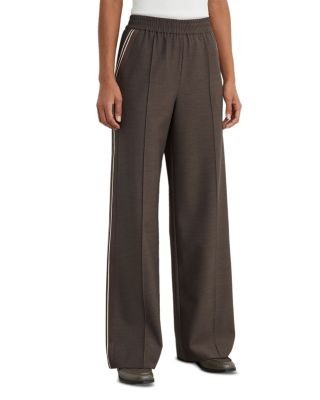 Reiss Marlow Pintuck Wide Leg Pants