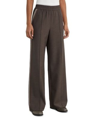 Reiss Petites Marlow Pintuck Wide Leg Pants