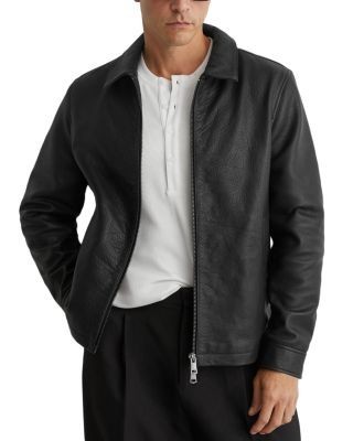 Reiss Ortega Leather Jacket