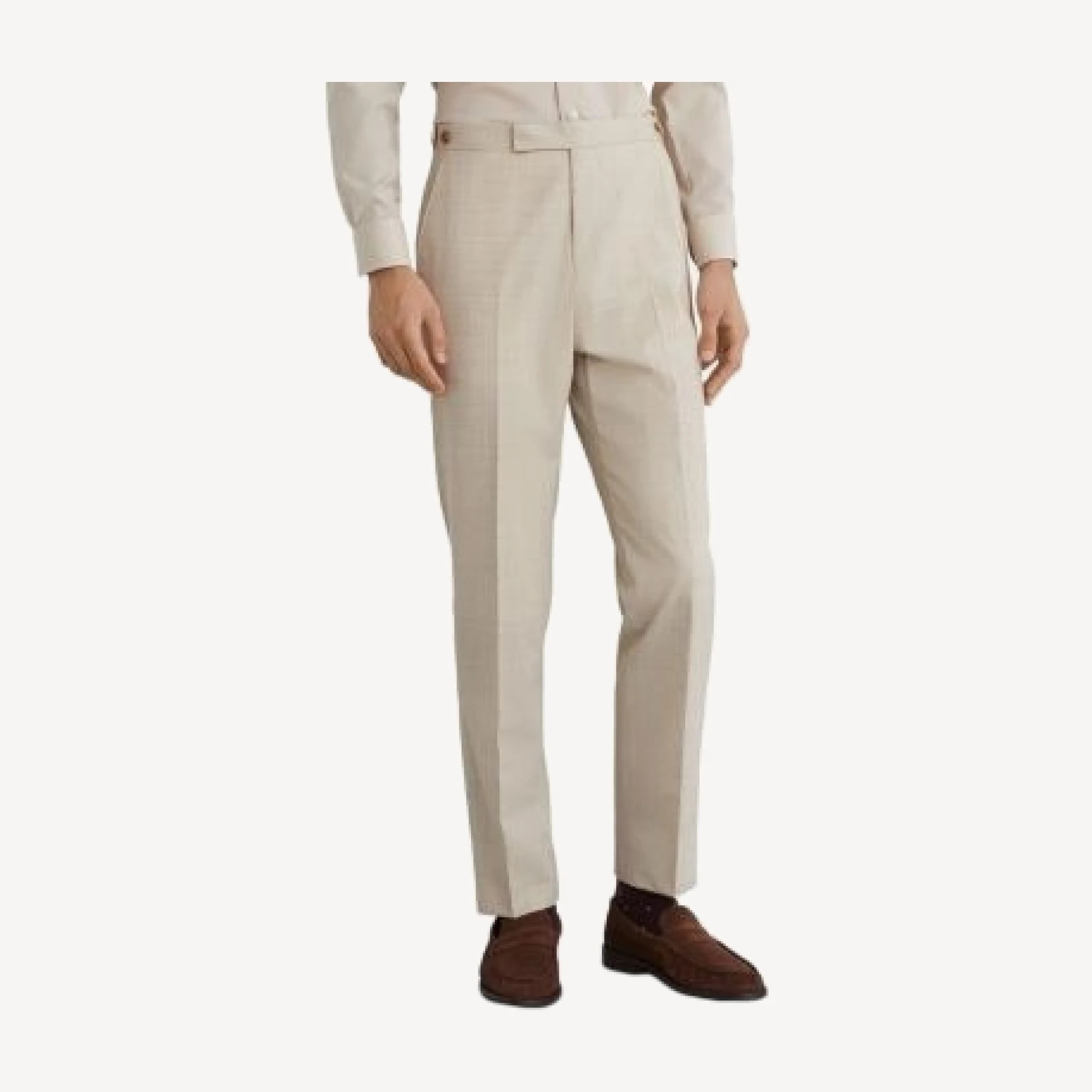 Reiss Vita Wool Blend Classic Fit Suit Trousers