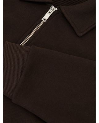Reiss Kurwin Cotton Half Zip Sweatshirt