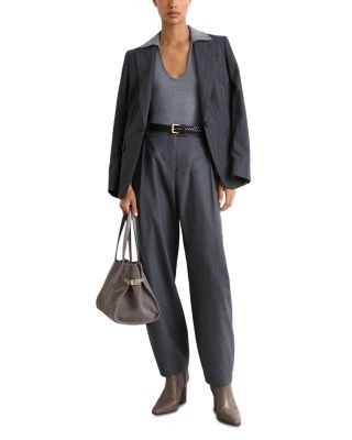 Reiss Daria Split Neck Polo Top