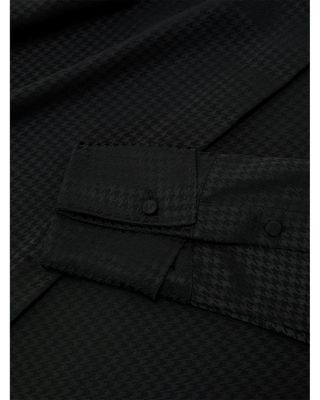 Reiss Elora Jacquard Long Sleeve Shirt