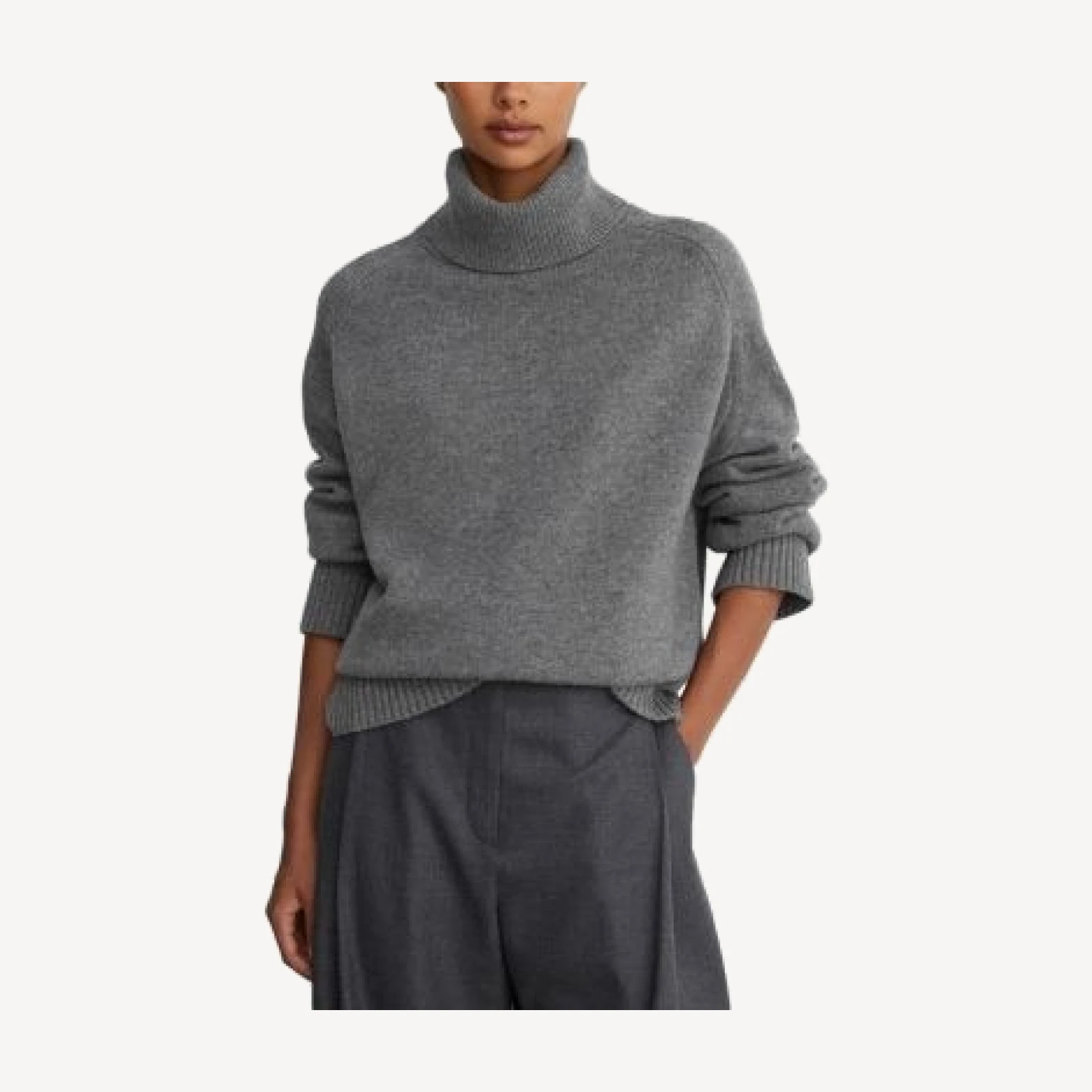 Reiss Harriet Wool & Cashmere Turtleneck Sweater
