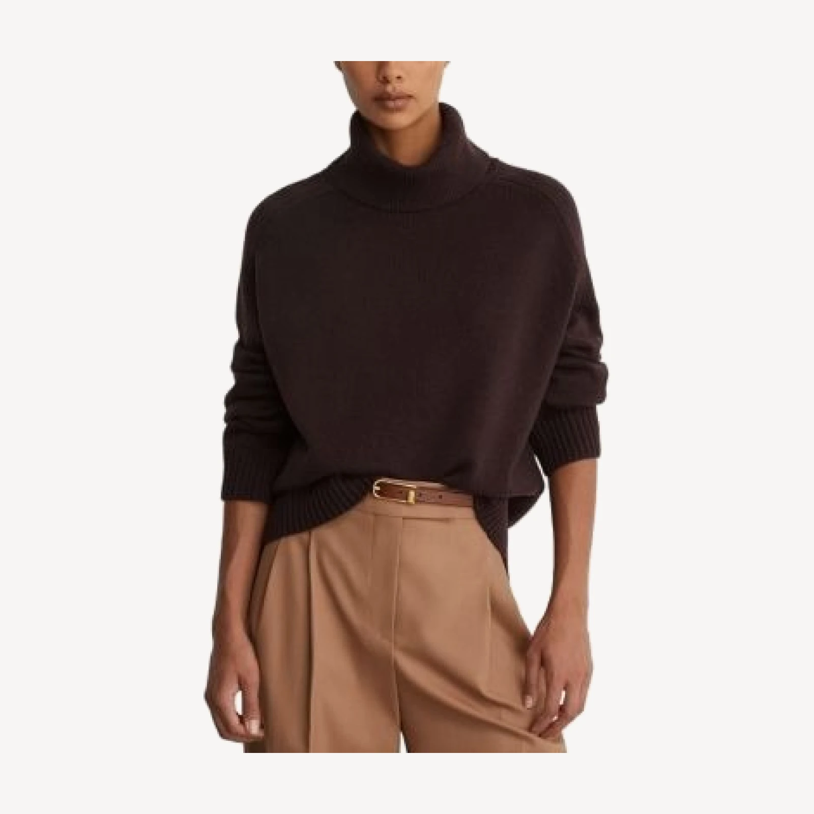 Reiss Harriet Wool & Cashmere Turtleneck Sweater