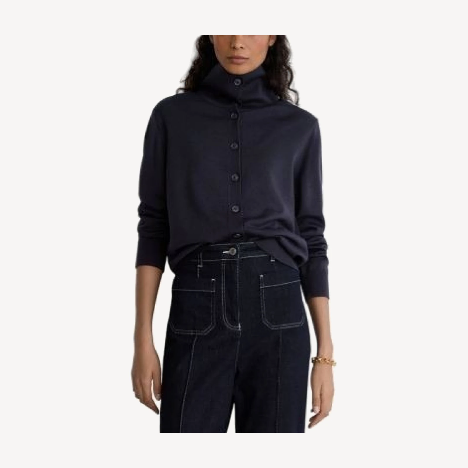 Reiss Gale Merino Wool Cardigan