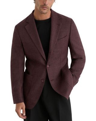 Reiss Aristocrat Tailored Fit Textured Hopsack Wool Blazer