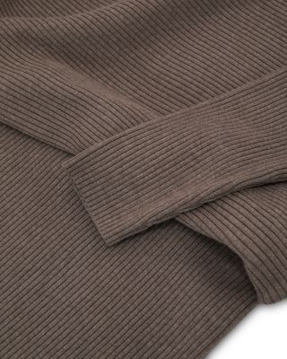 Reiss Lara Off-the-Shoulder Ribbed Knit Dress