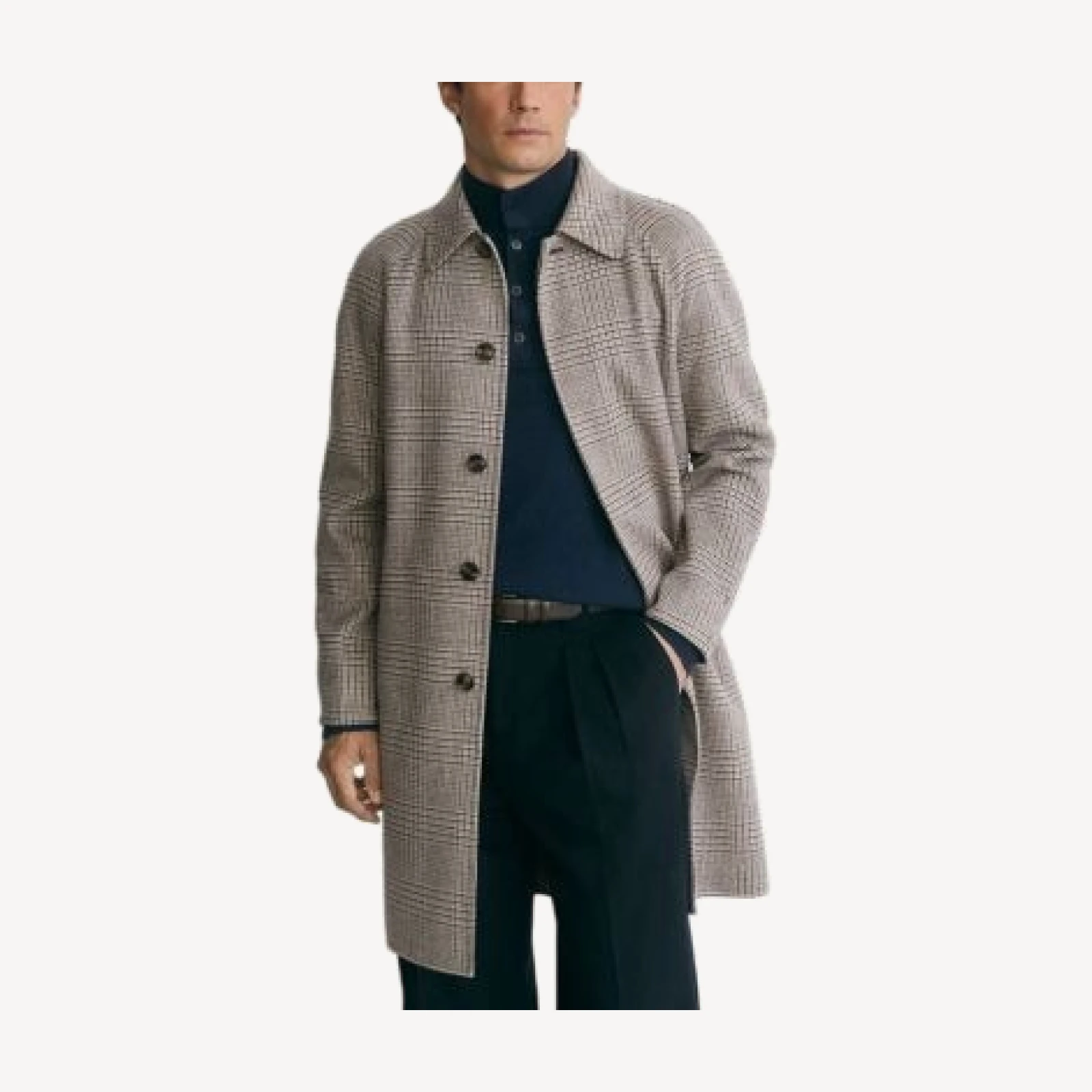 Reiss Morpeth Wool Blend Overcoat