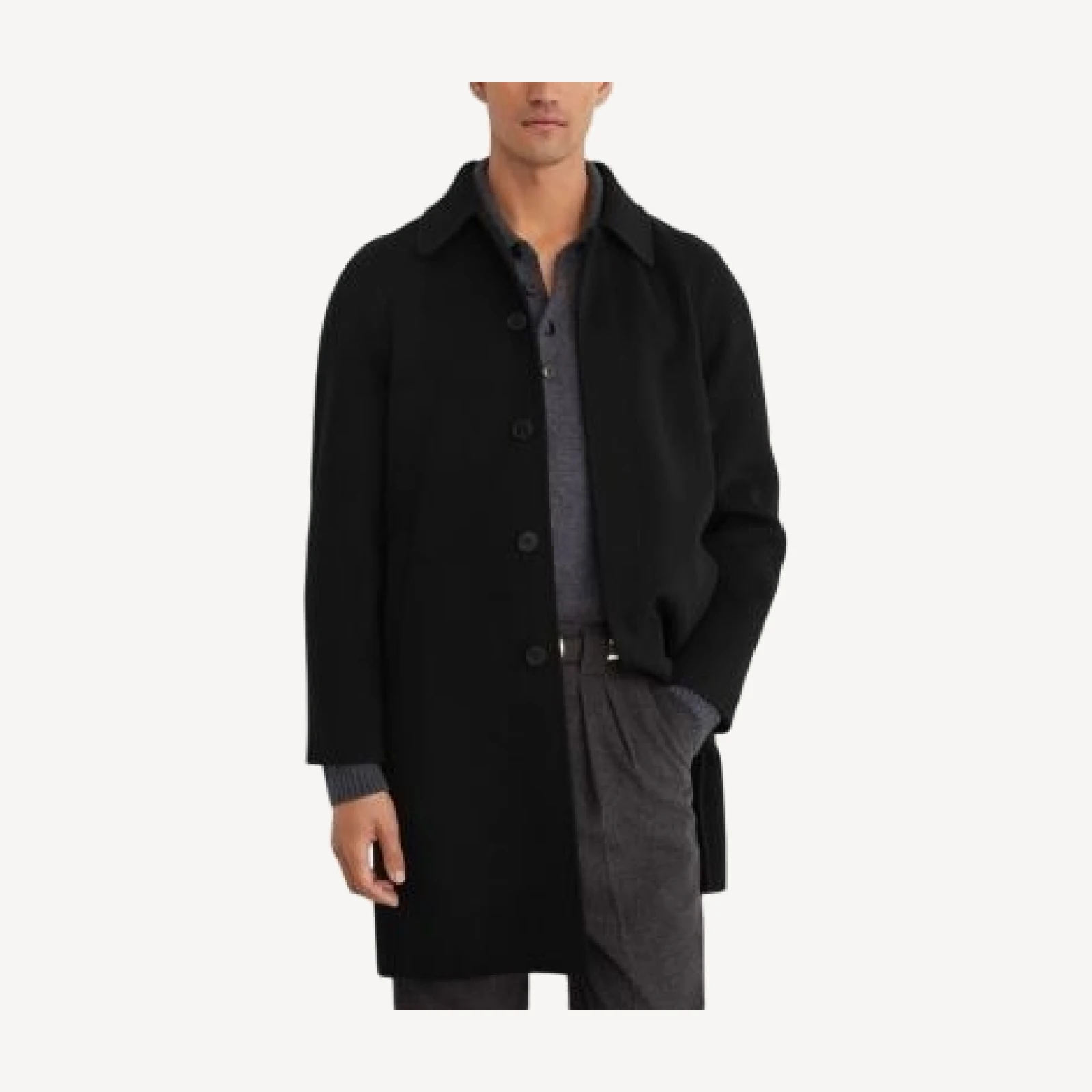 Reiss McCullough Wool Blend Overcoat