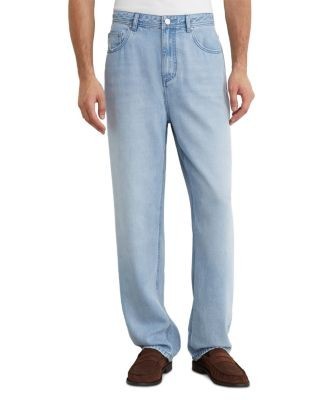 Reiss Sloane Relaxed Straight Fit 30.3 Jeans in Light Wash