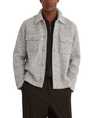 Reiss Kingsley Boucle Overshirt