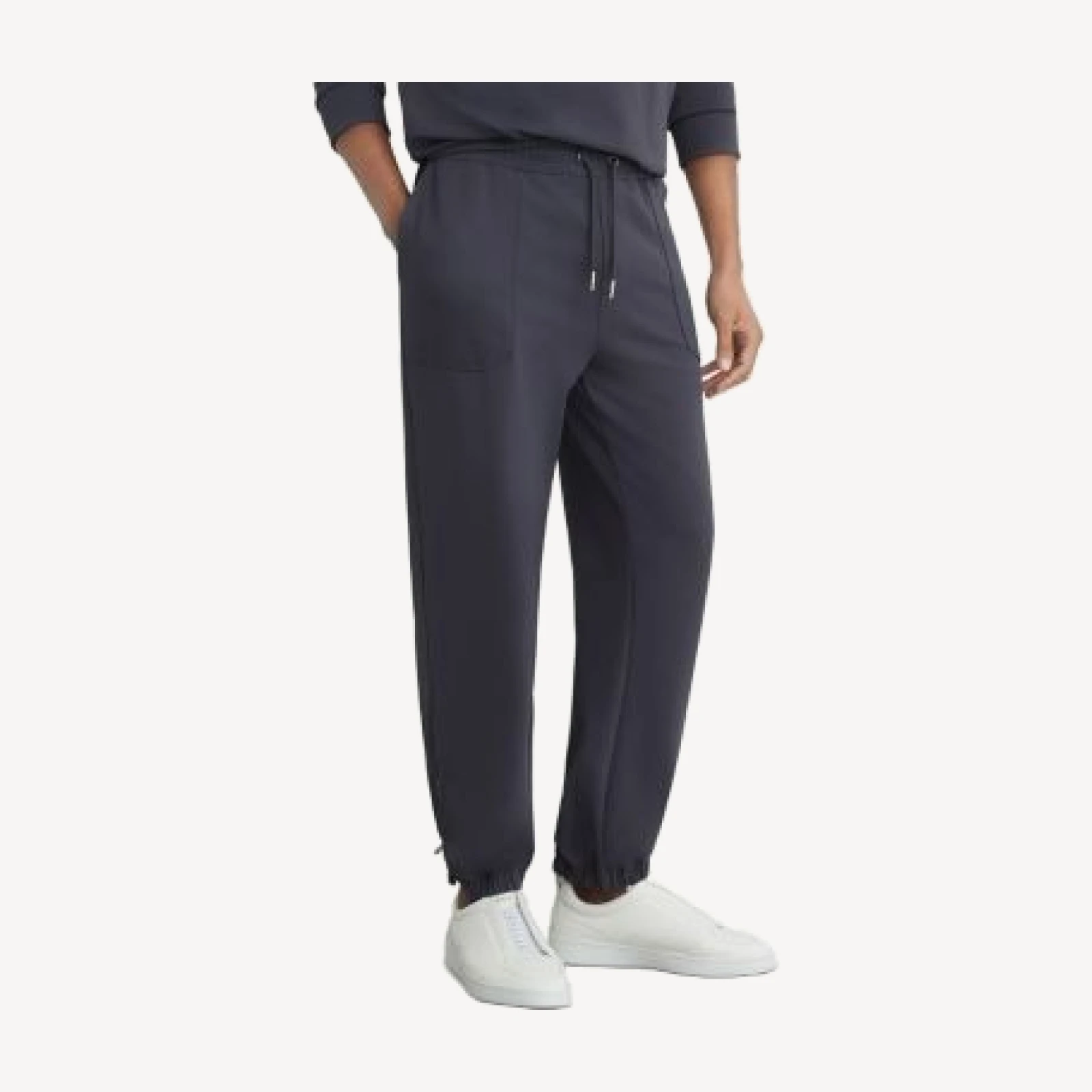 Reiss Crescent Tapered Fit Drawstring Joggers