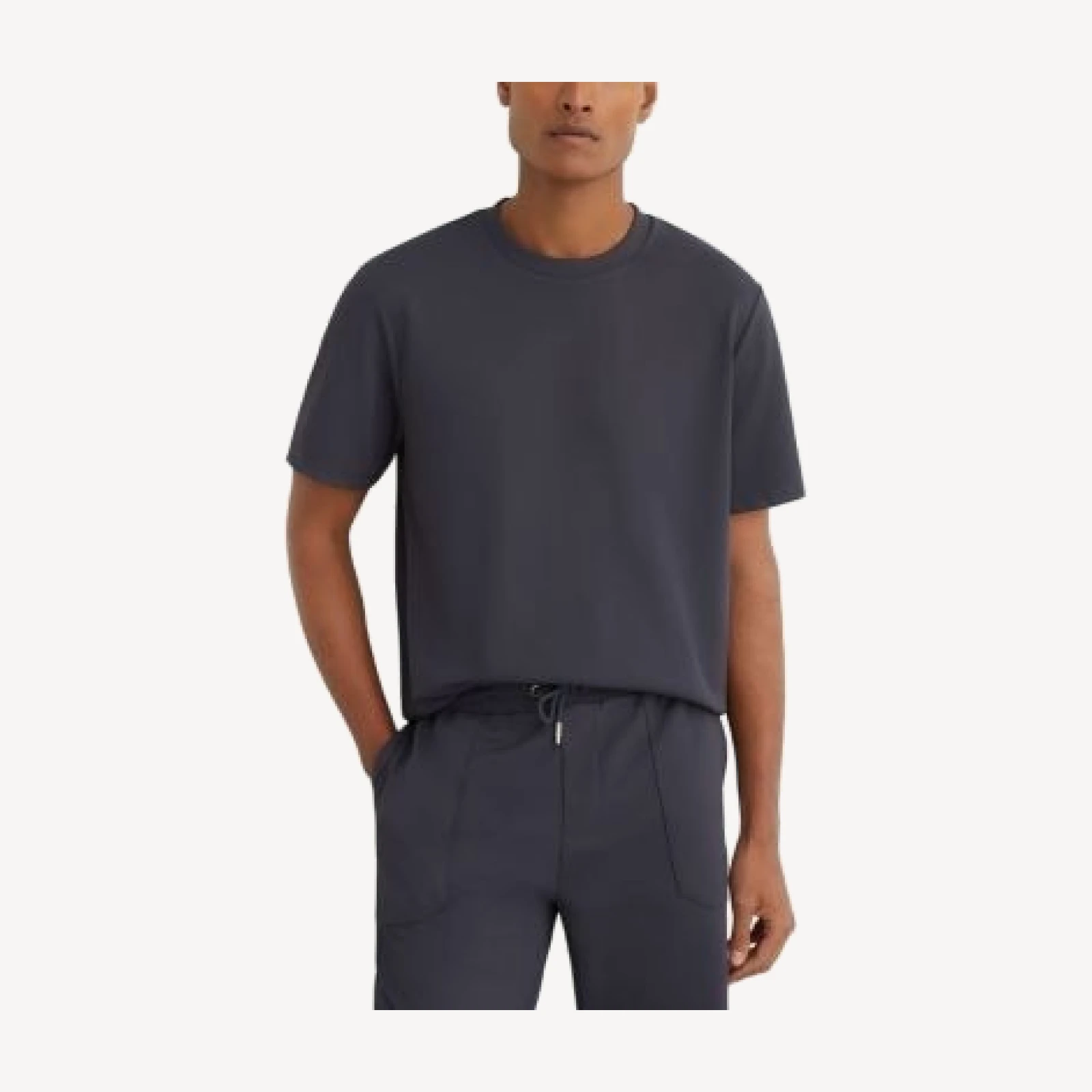 Reiss Day Stretch Twill Crewneck T-Shirt
