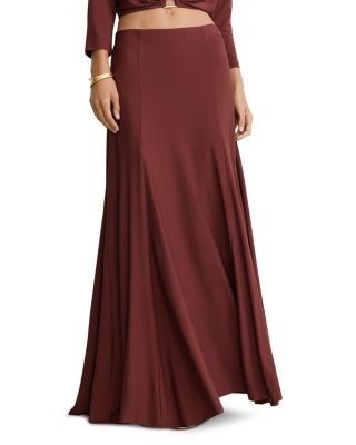 Reiss Stretch Jersey Maxi Skirt