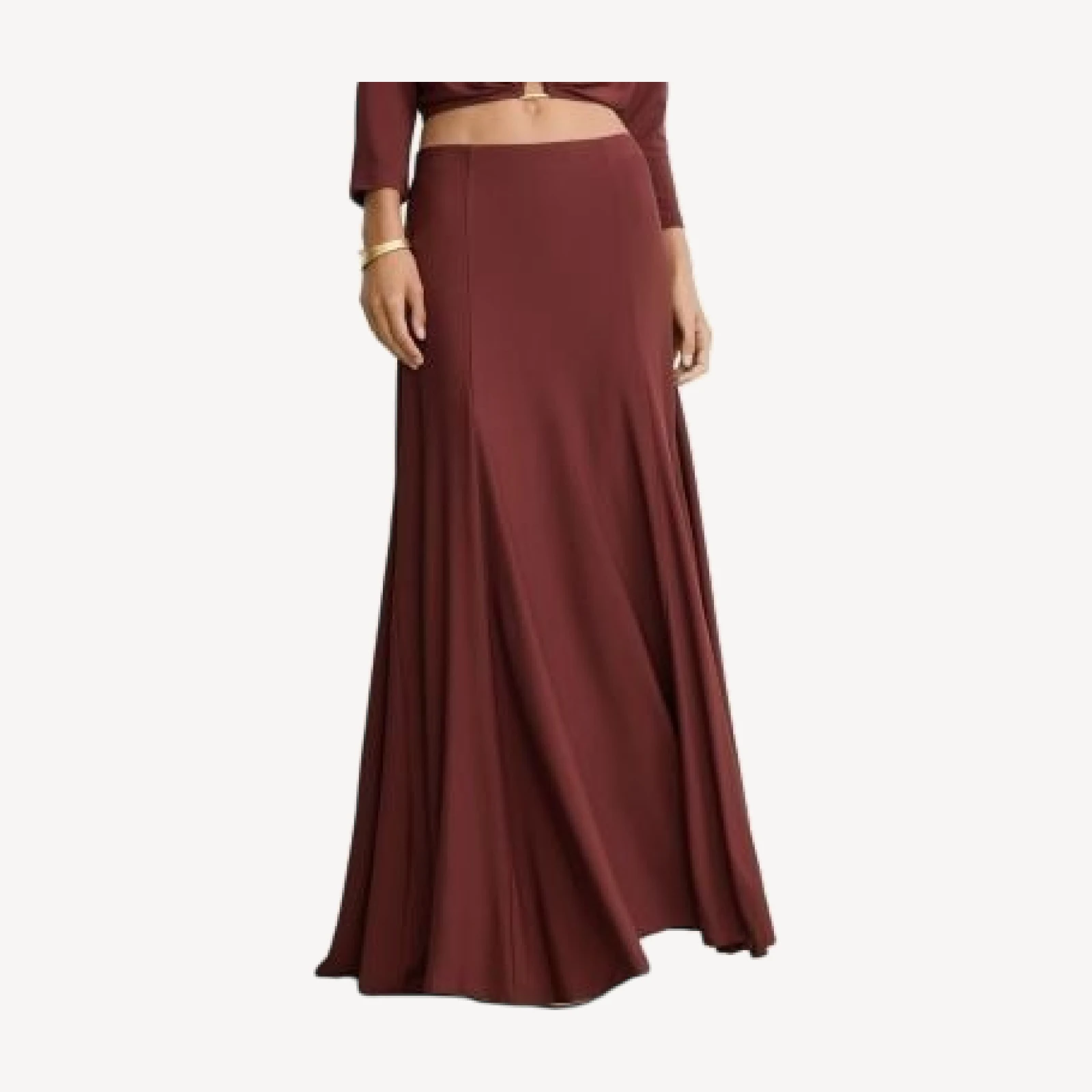 Reiss Stretch Jersey Maxi Skirt
