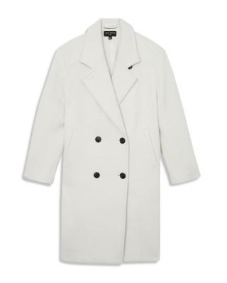 Reiss Kira Double Breasted Wool Blend Coat