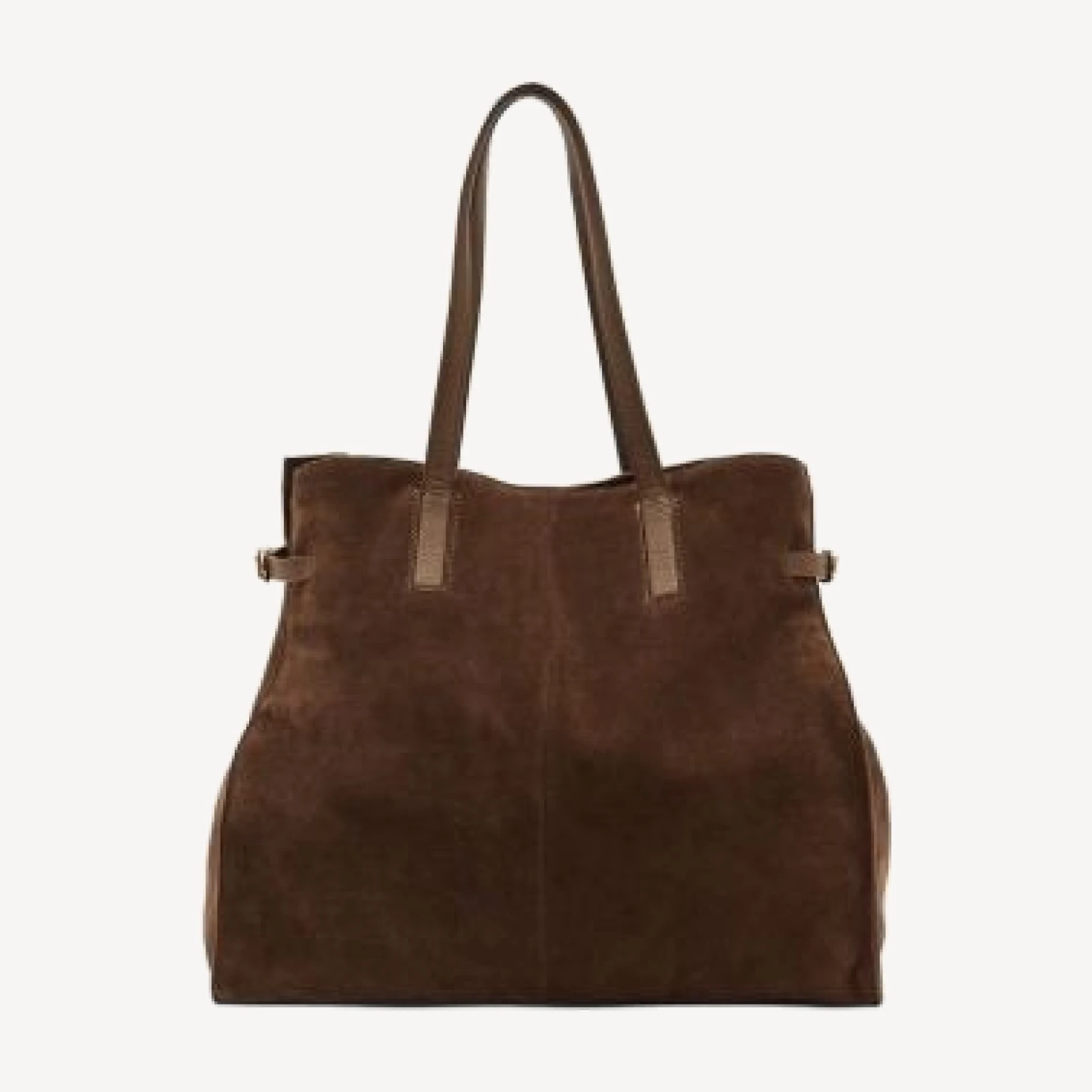 Reiss Indigo Oversized Suede Tote