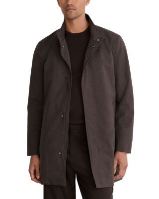 Reiss Flaye Overcoat & Removable Stand Collar Gilet