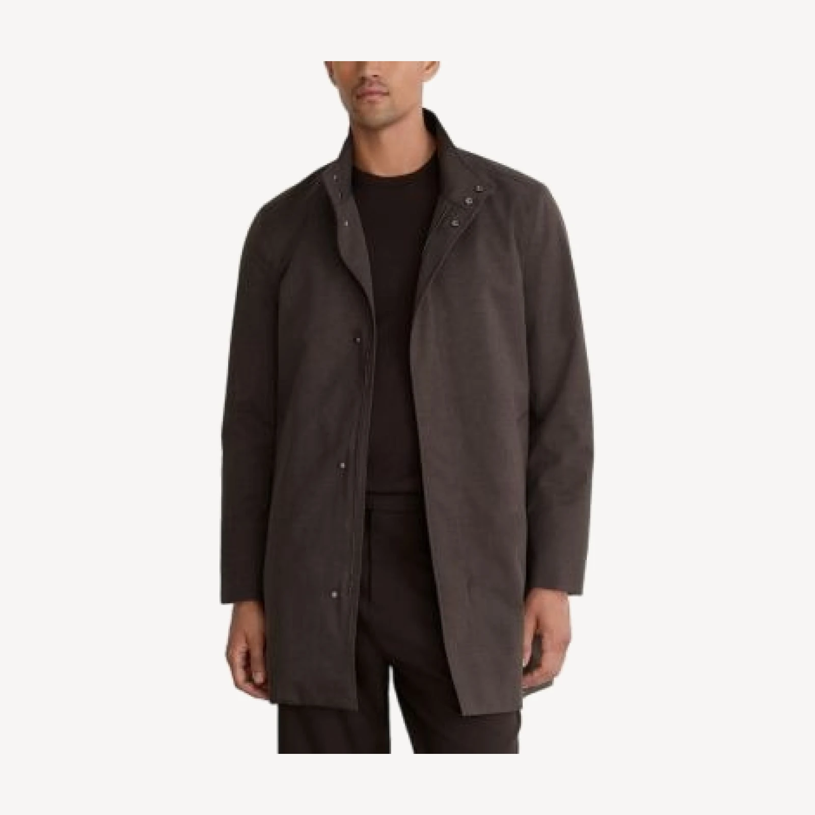 Reiss Flaye Overcoat & Removable Stand Collar Gilet