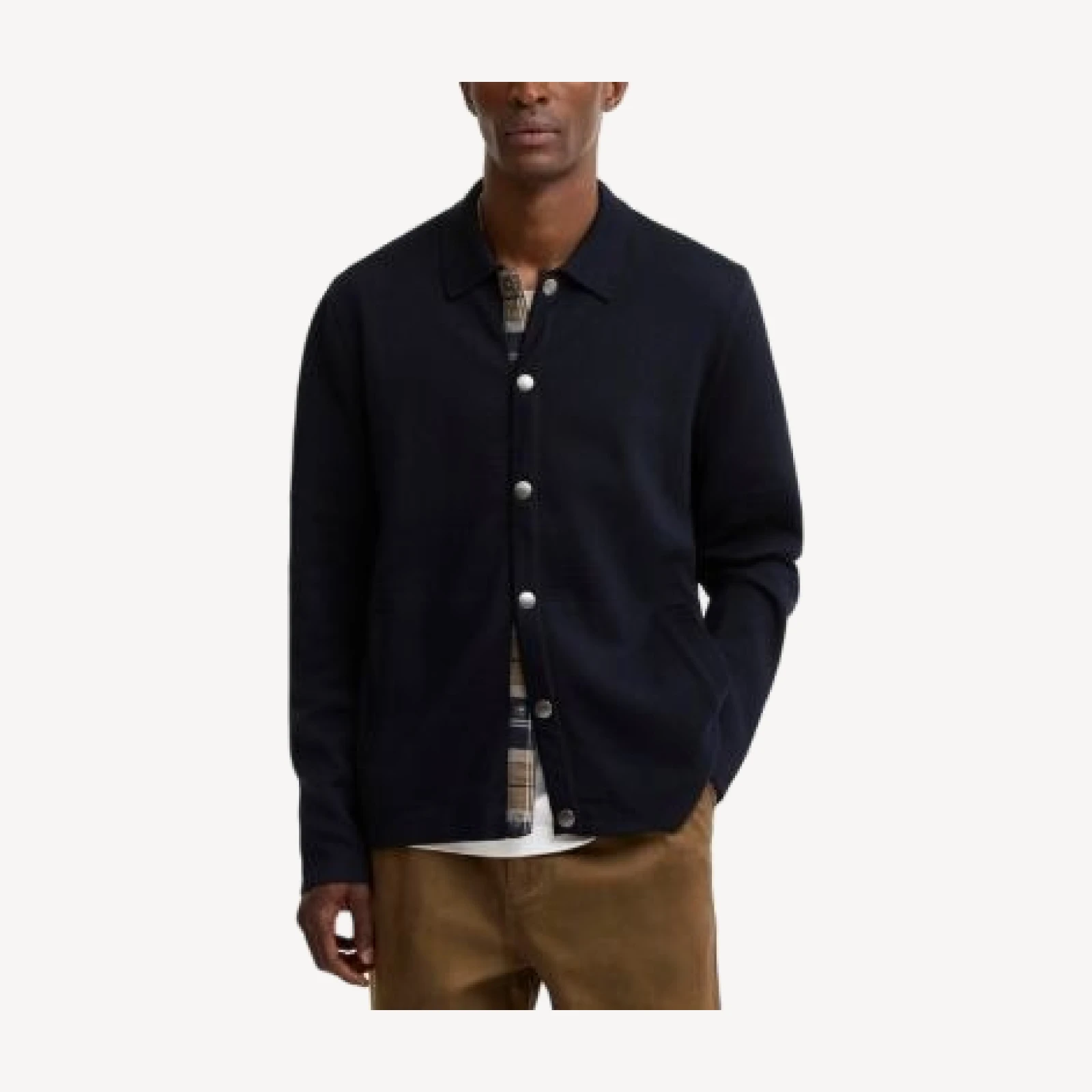Barbour Florcombe Cotton & Wool Blend Knit Cardigan Sweater