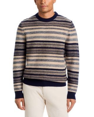 Barbour Highsted Fair Isle Wool Crewneck Sweater