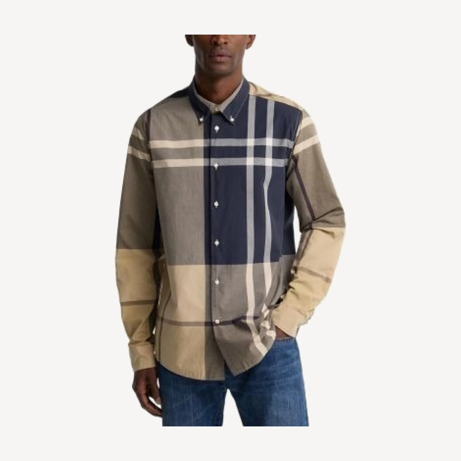 Barbour Oversized Birchwood Tartan Cotton Shirt