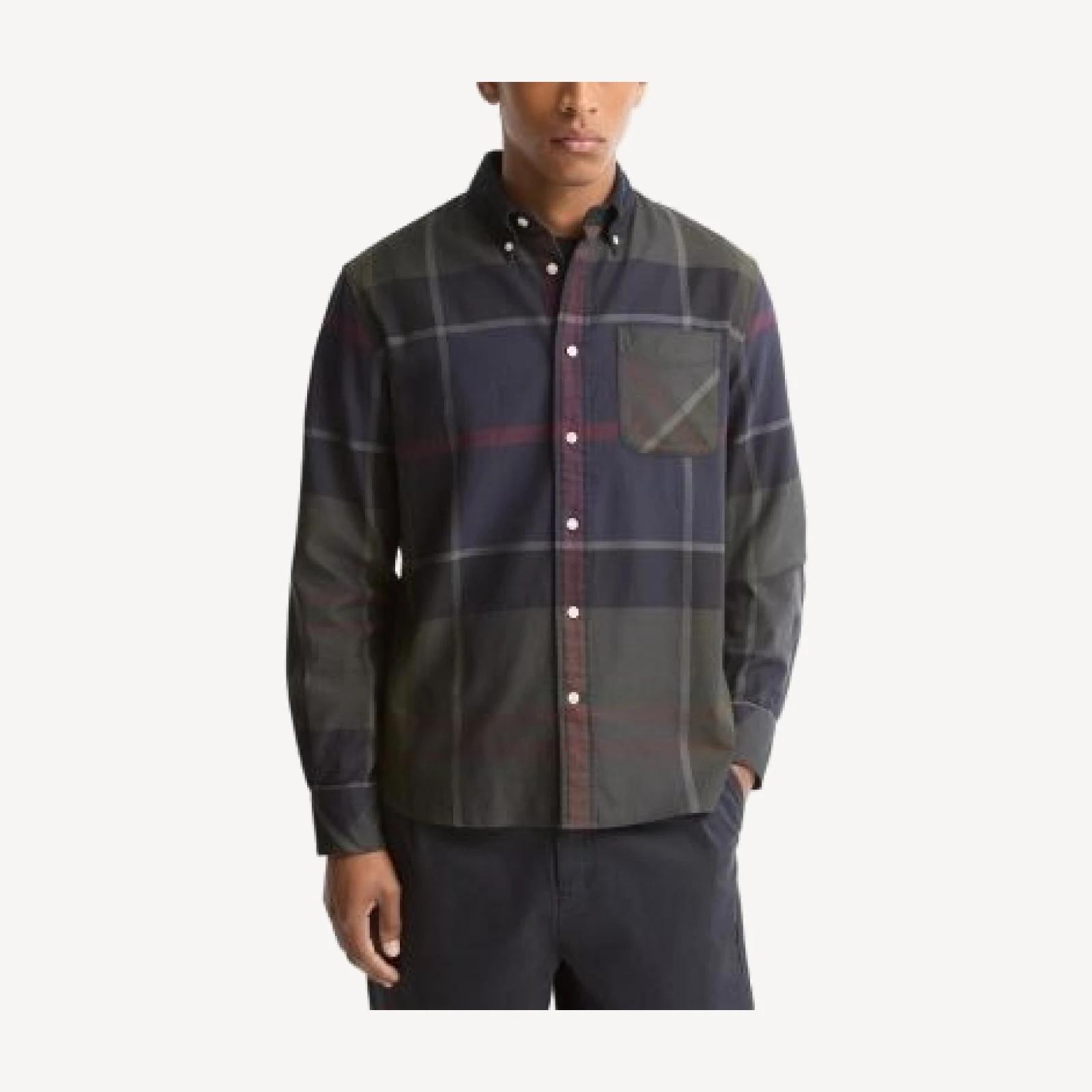 Barbour Dunoon Soft Cotton Authentic Tartan Plaid Shirt