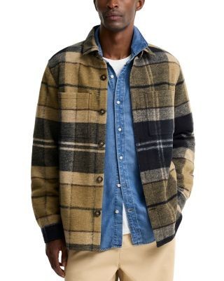 Barbour Woodlane Birchwood Plaid Button Overshirt