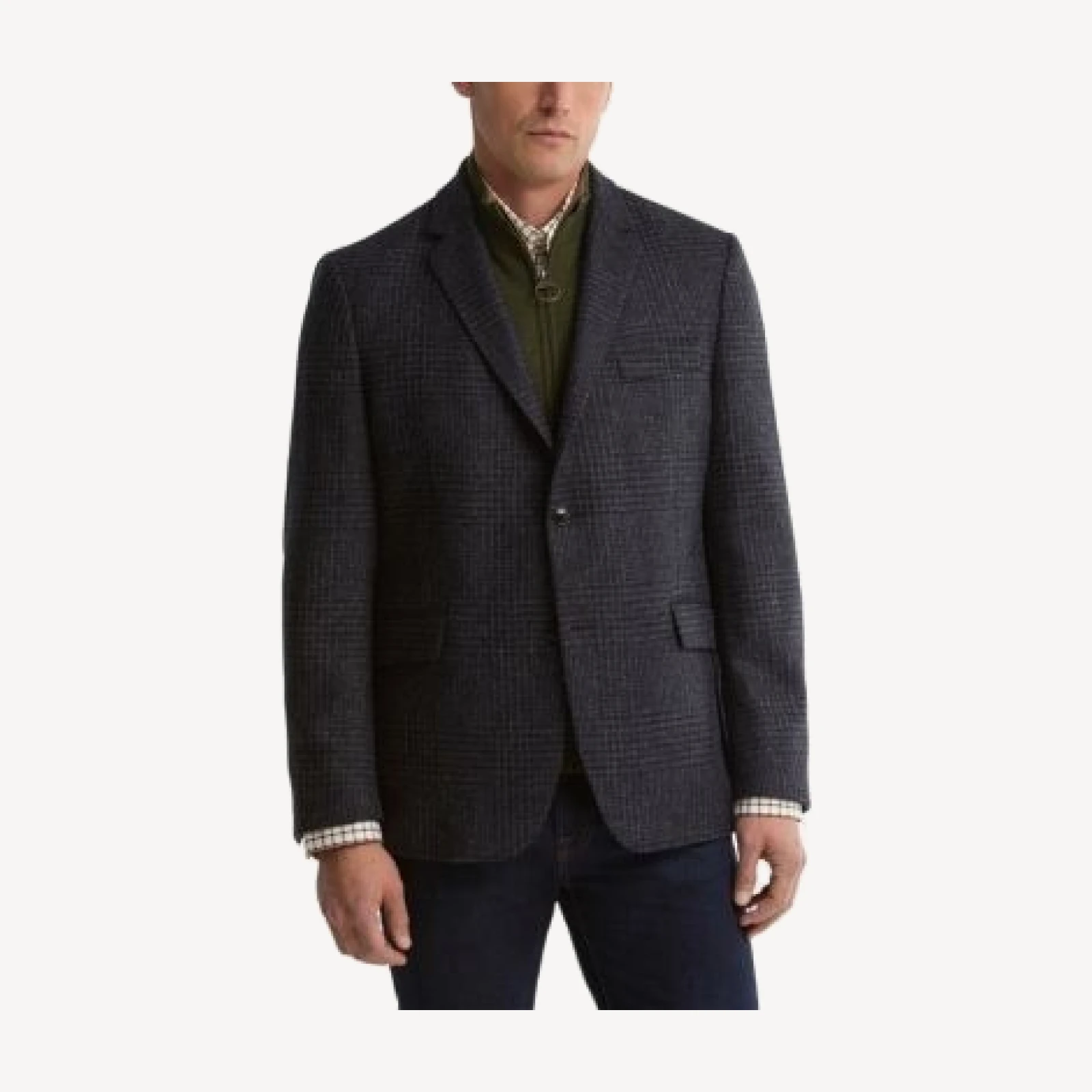 Barbour Bryson Moons Wool Tailored Fit Blazer