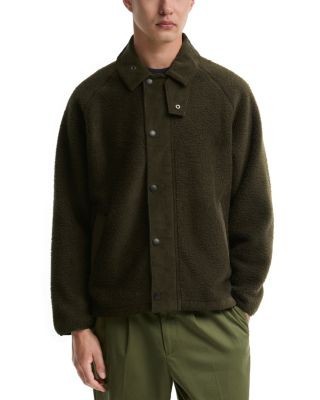 Barbour Transport Sage Fleece Button Jacket