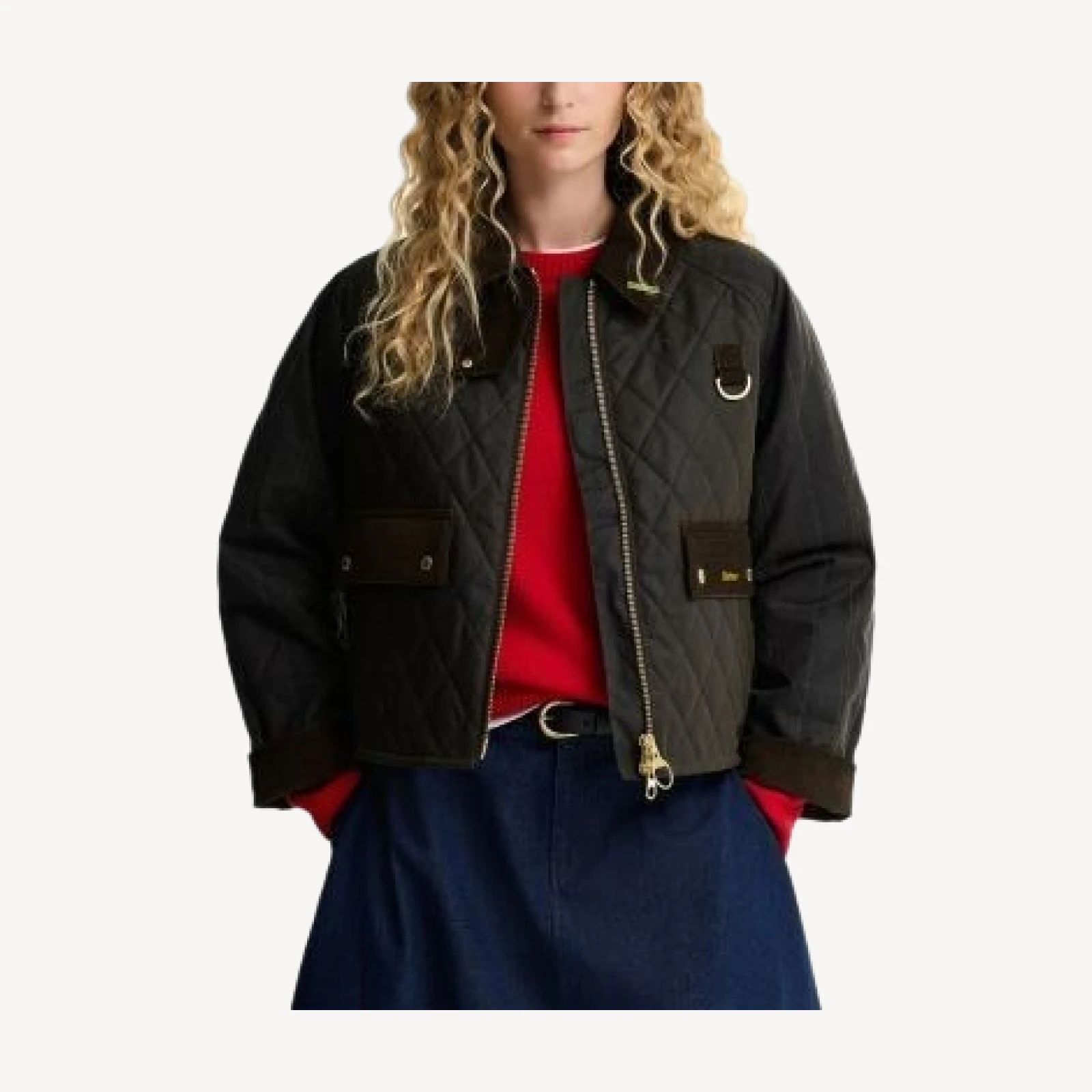 Barbour Tartan Reimagined Icons Waxed Cotton Quilted Spey Jacket