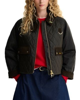 Barbour Tartan Reimagined Icons Waxed Cotton Quilted Spey Jacket