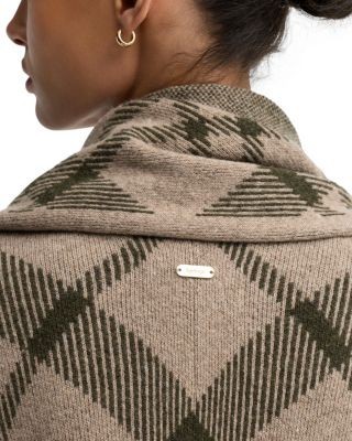 Barbour Vienna Wool Blend Tartan Cape
