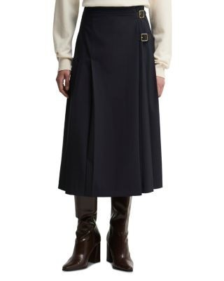 Barbour Delilah Pleated Midi Skirt
