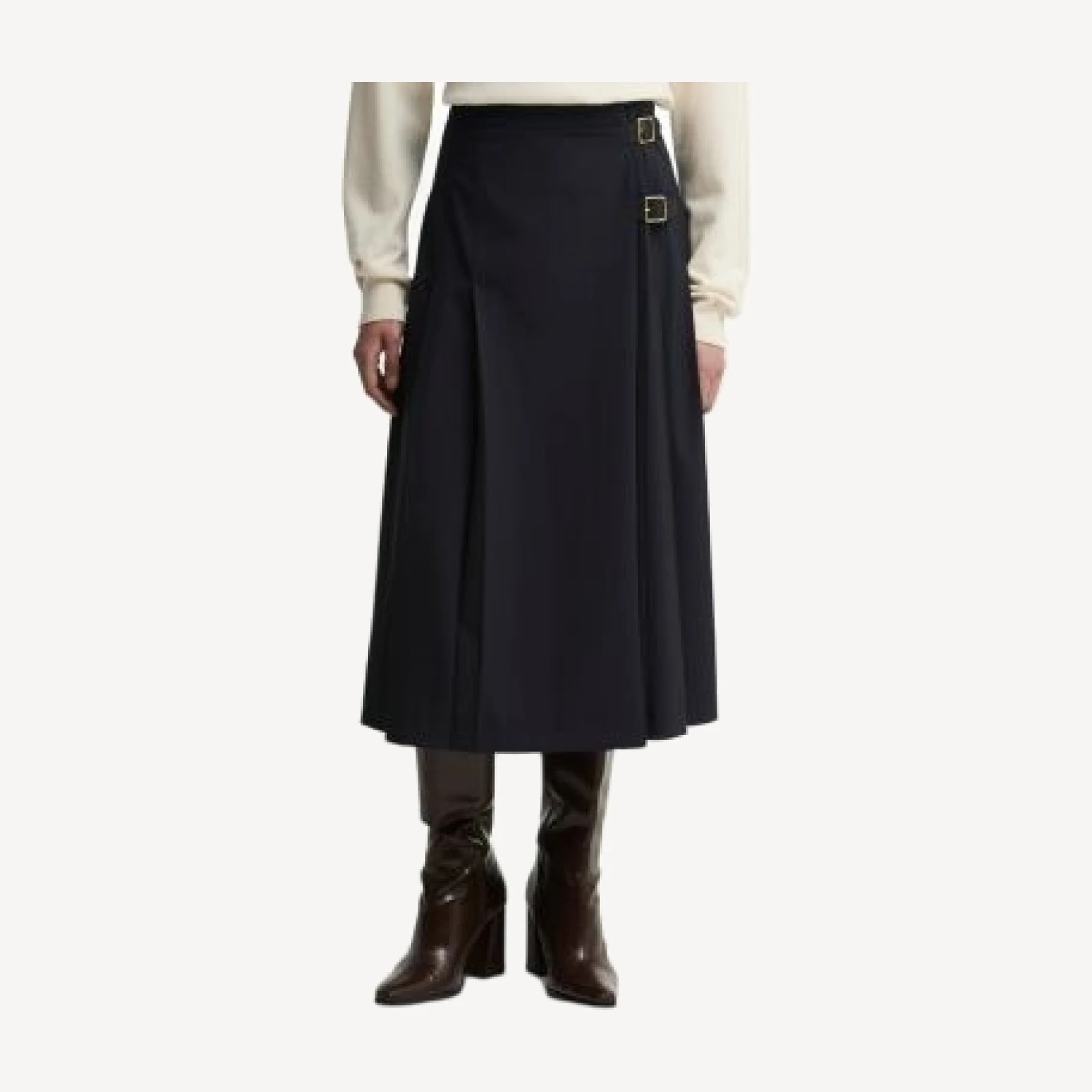 Barbour Delilah Pleated Midi Skirt