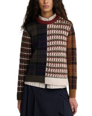 Barbour Ashford Patchwork Crewneck Sweater