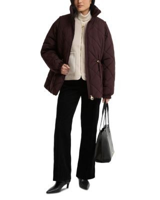 Barbour Tanfield Detachable Sleeve Puffer Coat